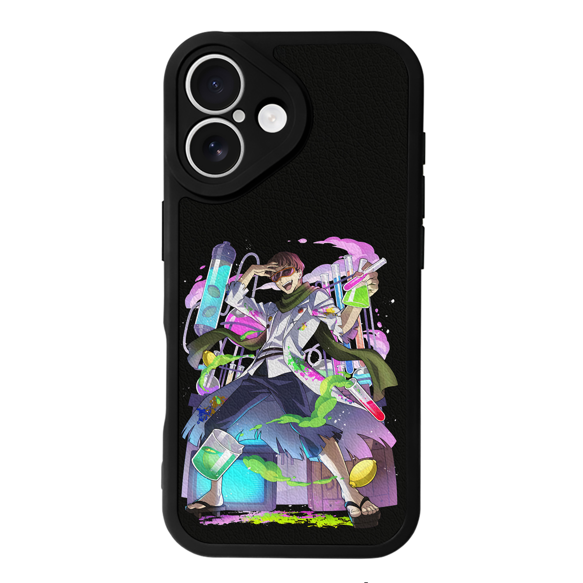 （画像用） 文豪ストレイドッグス Bungo Stray Dogs 【iPhone 16シリーズ対応】シリコンスマホケース（レザー調） 材質：シリコン